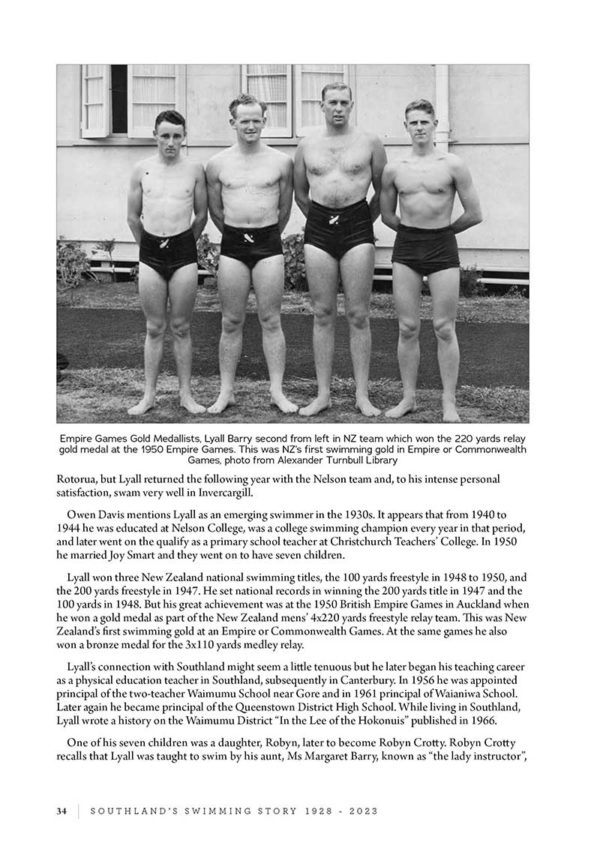 Southland's Swimming Story 1928 - 2023